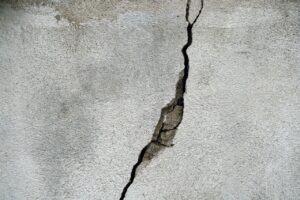 crack, wall, concrete