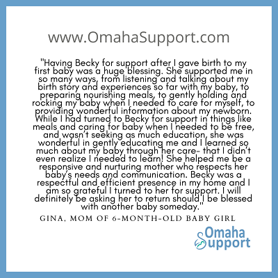 Omaha Doula Becky Baruth review